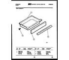 Frigidaire RS35BAW4 drawer parts diagram