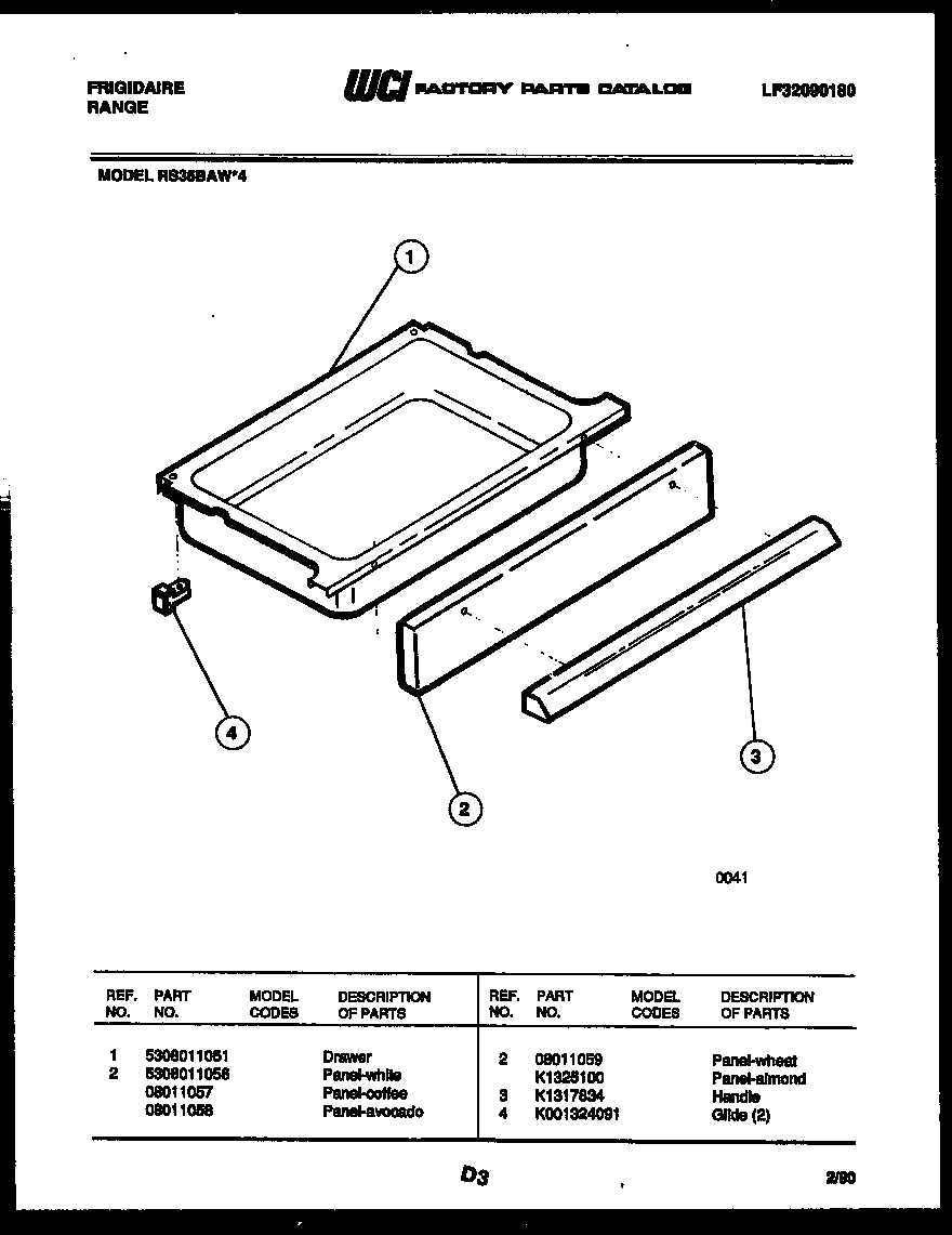 Drawer parts