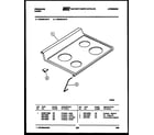 Frigidaire REG36CAH6 cooktop parts diagram