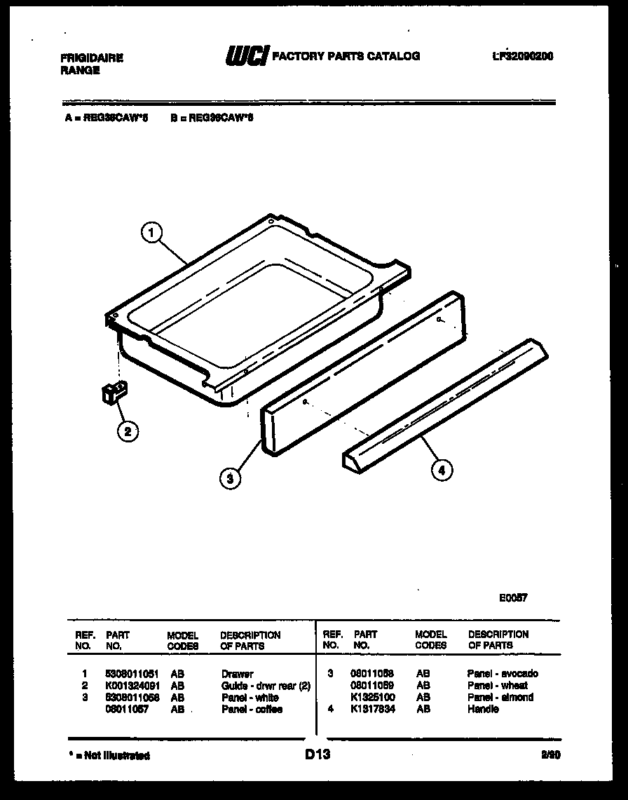 DRAWER PARTS