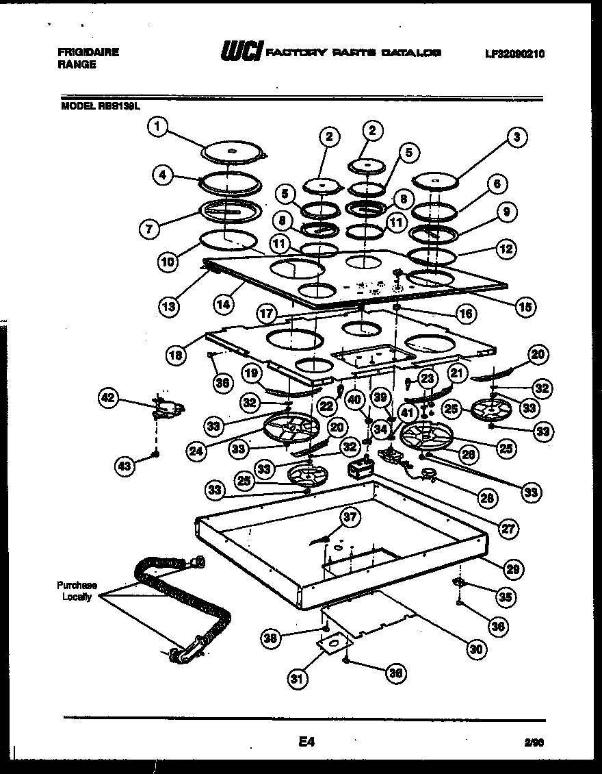 Cooktop parts