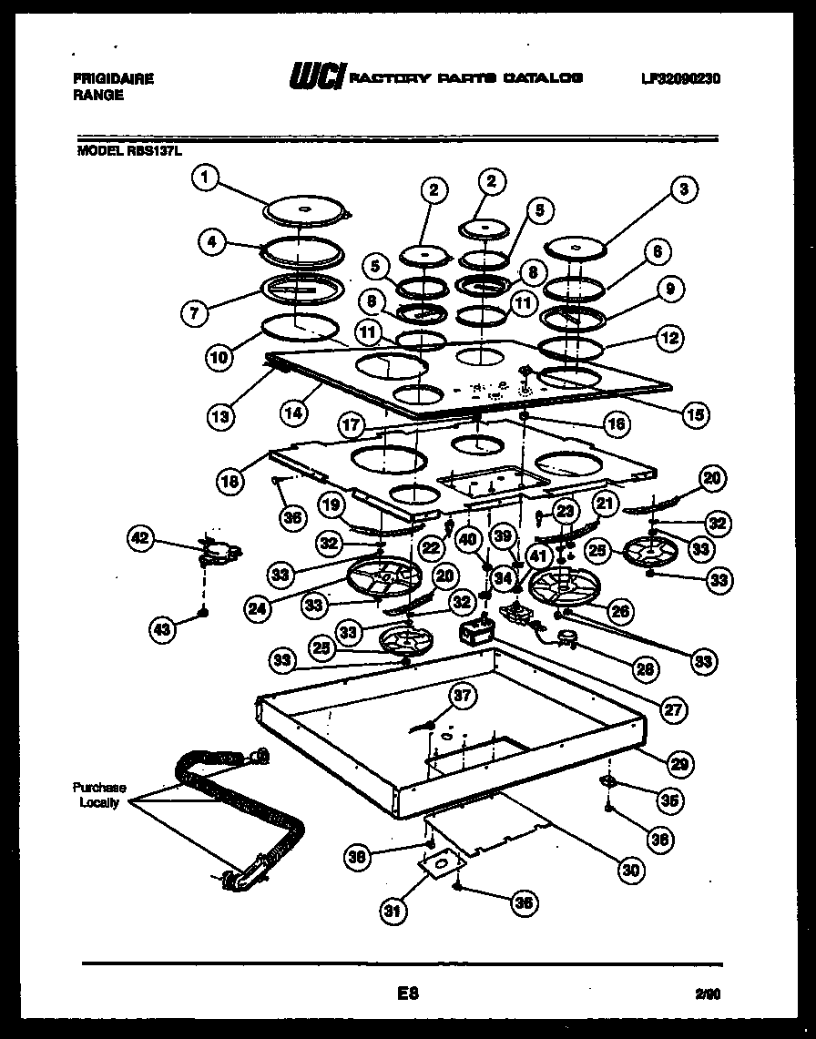 Cooktop parts