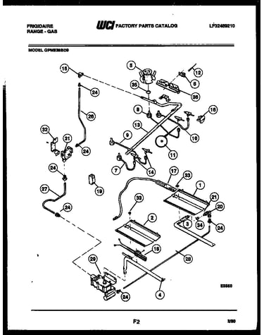 Burner, manifold and gas control