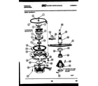 Frigidaire DW1050LW1 motor pump parts diagram