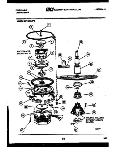 Motor pump parts