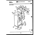 Frigidaire GTN155AH2 cabinet parts diagram
