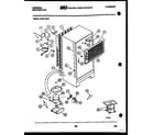White-Westinghouse GTN217AH4 system and automatic defrost parts diagram