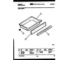 Frigidaire R32BAL4 drawer parts diagram