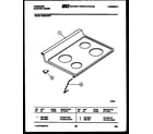 Frigidaire RG35CAL4 cooktop parts diagram