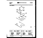 Frigidaire RES36BFL2 broiler parts diagram