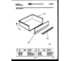 Frigidaire RE34BAH5 drawer parts diagram
