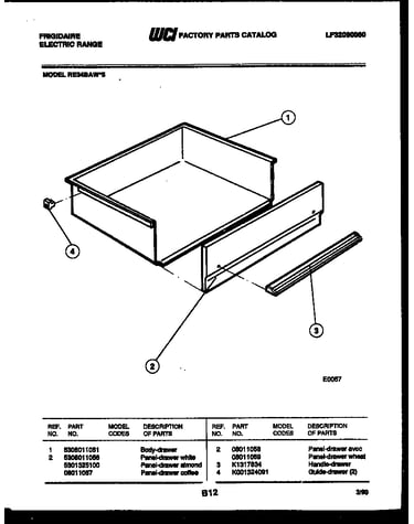 Drawer parts