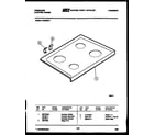 Frigidaire RA30EH4 cooktop parts diagram
