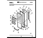 Frigidaire FPD19VFL1 refrigerator door parts diagram
