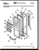 Refrigerator door parts