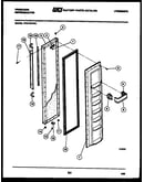 Freezer door parts