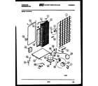 Frigidaire FPD19VFH1 system and automatic defrost parts diagram
