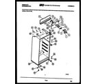 Frigidaire FPD14TLF0 cabinet parts diagram