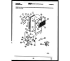 Frigidaire FPD14TLF0 system and automatic defrost parts diagram