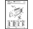 Frigidaire A06LE2N1 window mounting parts diagram