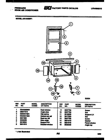 Window mounting parts