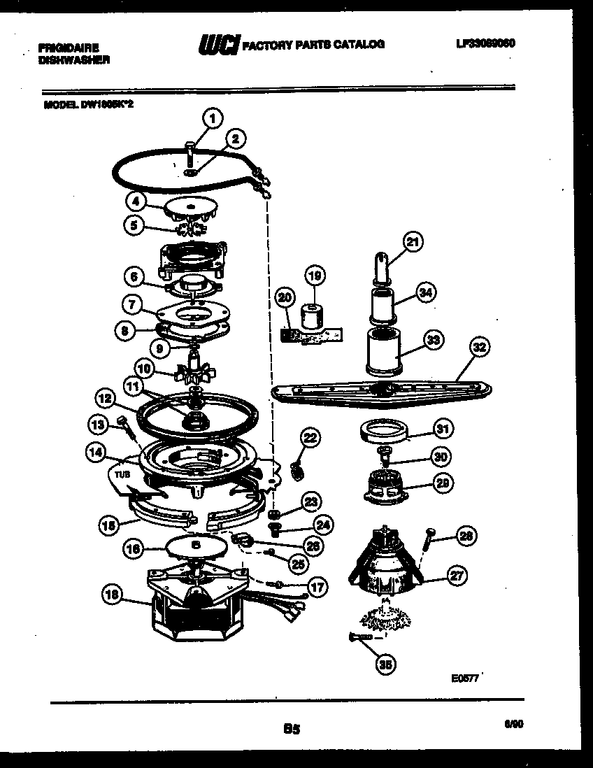 Motor pump parts
