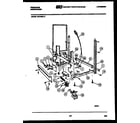 Frigidaire DW1800LW2 power dry and motor parts diagram