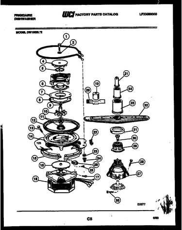 Motor pump parts