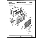 Frigidaire A08LH8N1 cabinet parts diagram