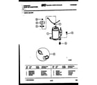 Frigidaire A08LH8N1 compressor parts diagram