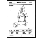 Frigidaire A05LH8N1 compressor parts diagram