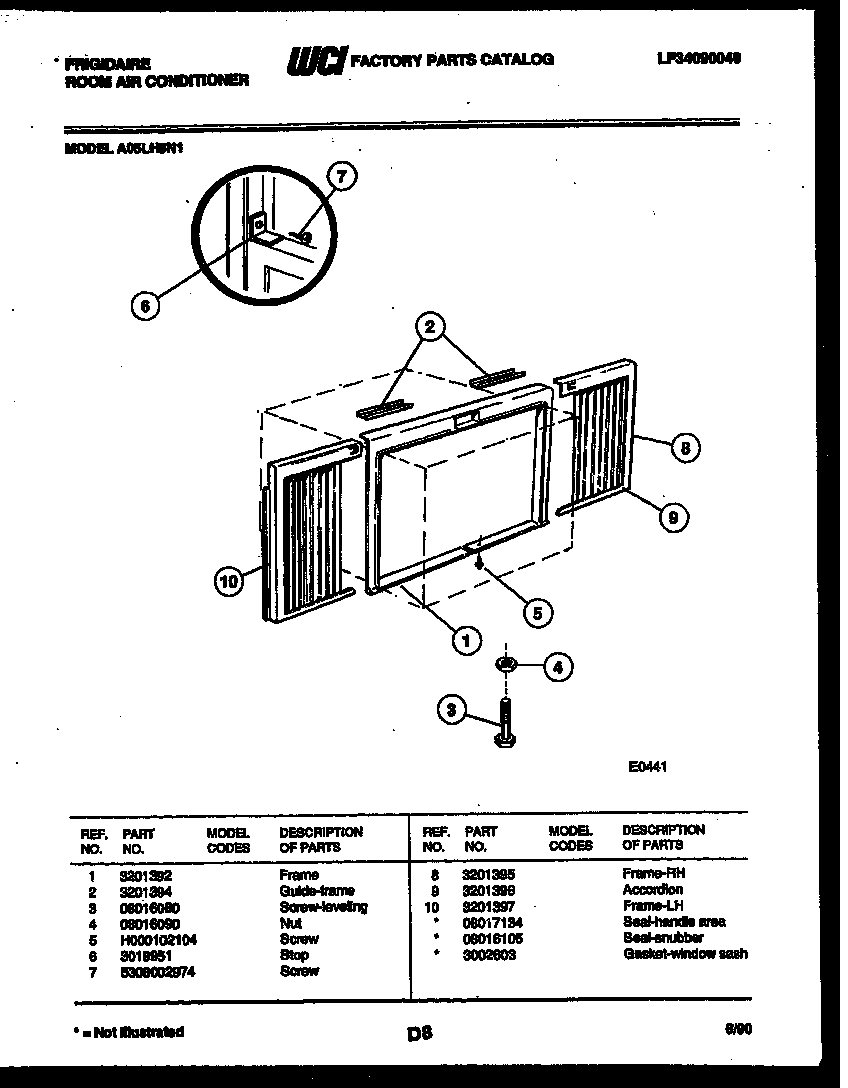WINDOW MOUNTING PARTS