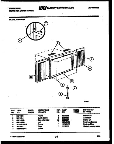 Window mounting parts