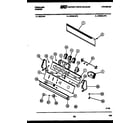Frigidaire WCDSLW0 console and control parts diagram