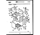Frigidaire WCDLL0 cabinet parts diagram