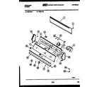 Frigidaire WCSLW0 console and control parts diagram