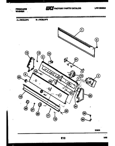 Console and control parts