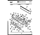 Frigidaire WILL0 console and control parts diagram