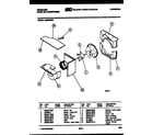 Frigidaire AR25NS5N1 air handling parts diagram