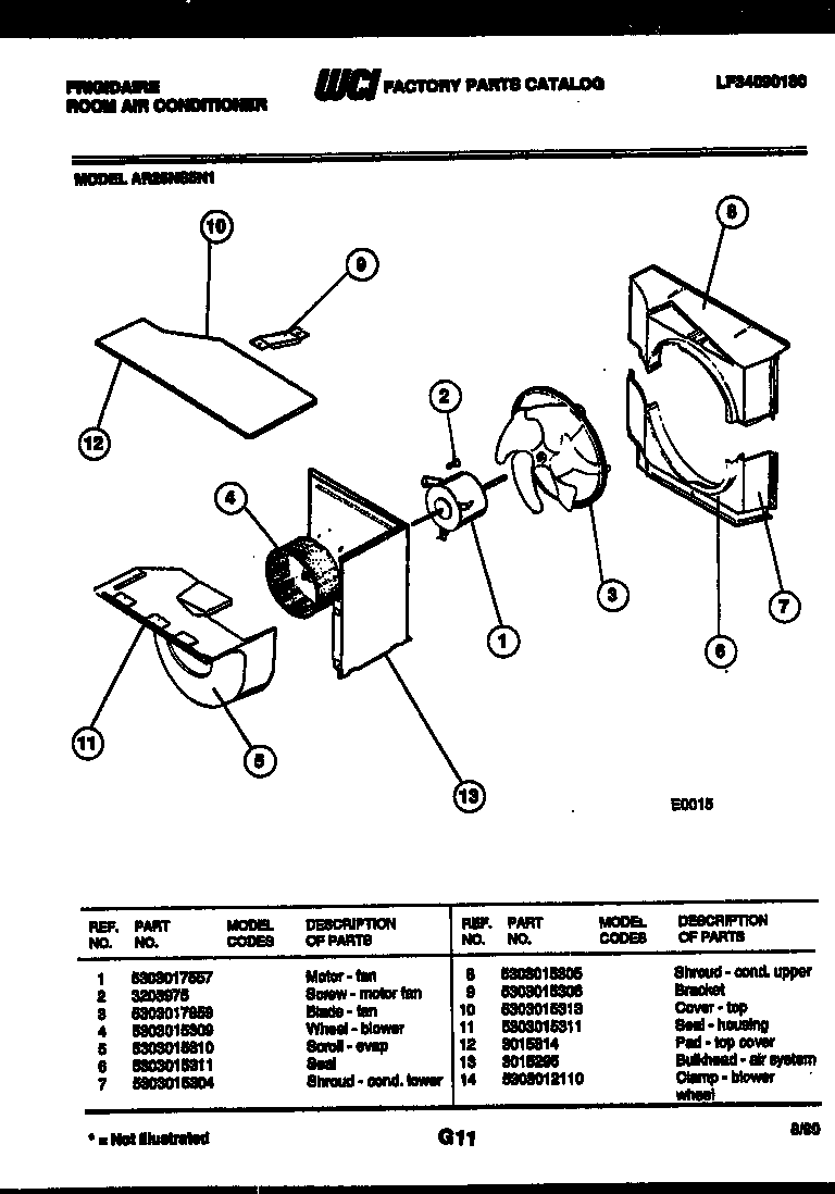 Air handling parts