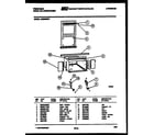 Frigidaire AR25NS5N1 window mounting parts diagram