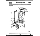 Frigidaire DW3350LF2 cabinet parts diagram