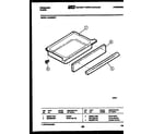 Frigidaire RG32BNL1 drawer parts diagram