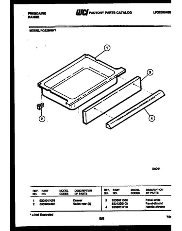 Drawer parts