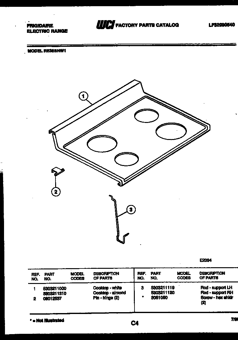 Cooktop parts