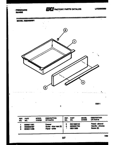 Drawer parts