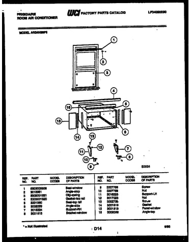 Window mounting parts