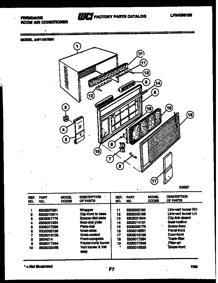 Cabinet parts