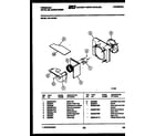 Frigidaire AW11NT6N1 air handling parts diagram