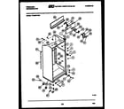 Frigidaire FPES21TNH0 cabinet parts diagram